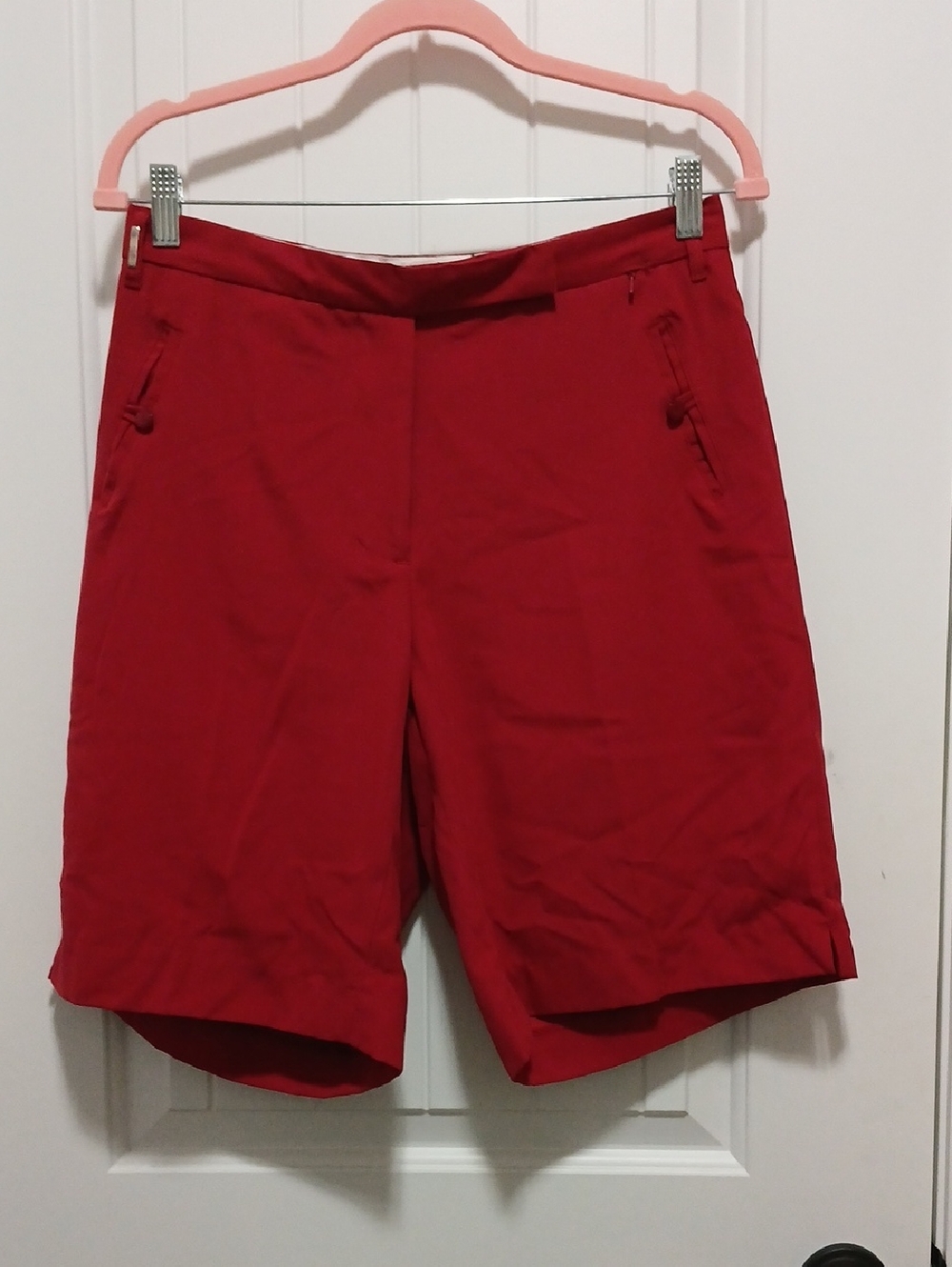 LPGA Classic Red Women's Bermuda Shorts SZ 10